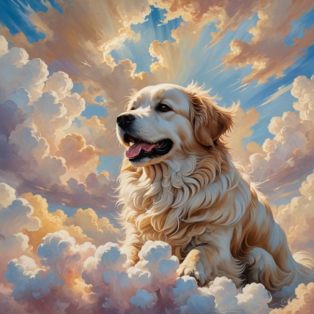 Dogs Bask in Heavenly Sunshine