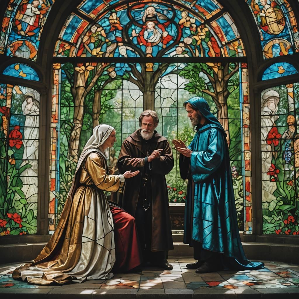 Surreal Chapel Scene Illuminates Trust and Healing