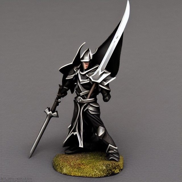 Dark Paladin Armed for Battle