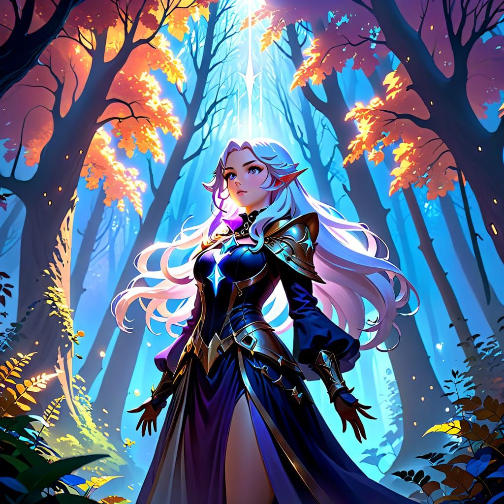 Epic Stunning Beautiful Sorceress