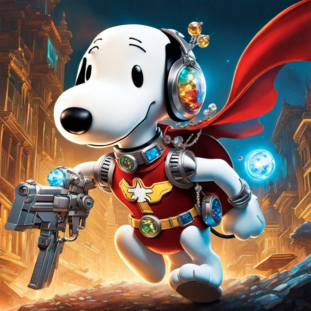 Cyborg Snoopy Leads Crime-Fighting Duo in Asian-Inspired Sup...