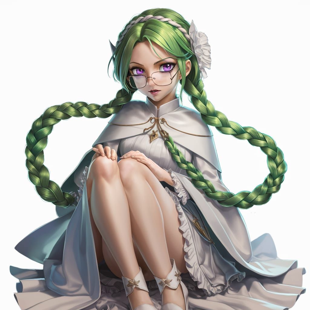 Ethereal Anime Priestess in Stunning 8k Concept Art