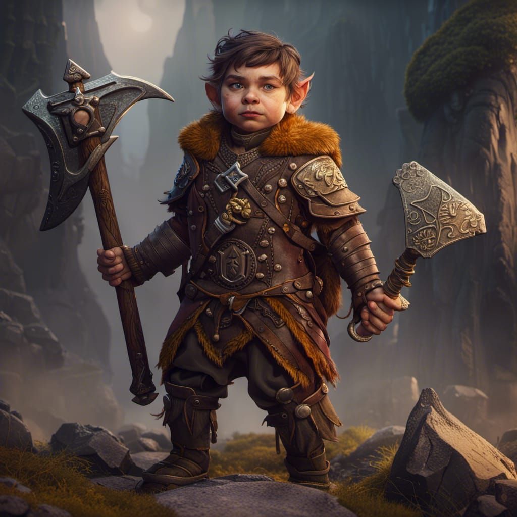 Halfling Ranger Wields Dual Arms of Combat