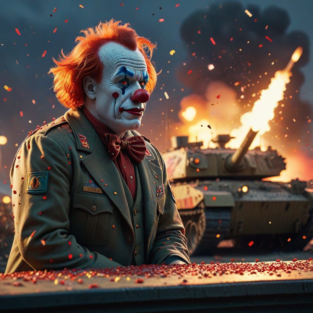 Bozo the Clown's Cinematic Military Parade