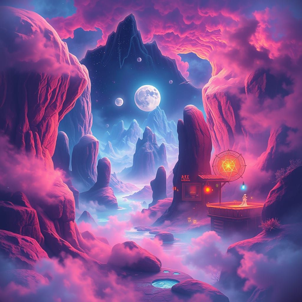 Dreamy Nightscapes in Vibrant 8K Resolution