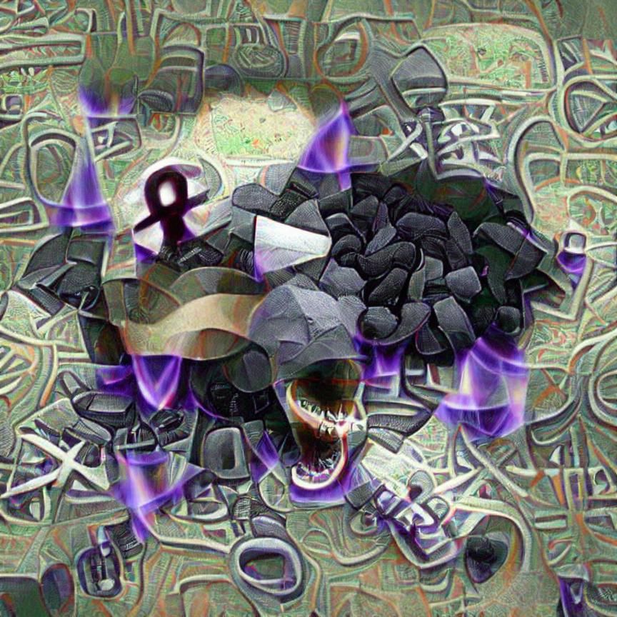 Ethereal Obsidian Portal Revealed in Intense Purple Hues