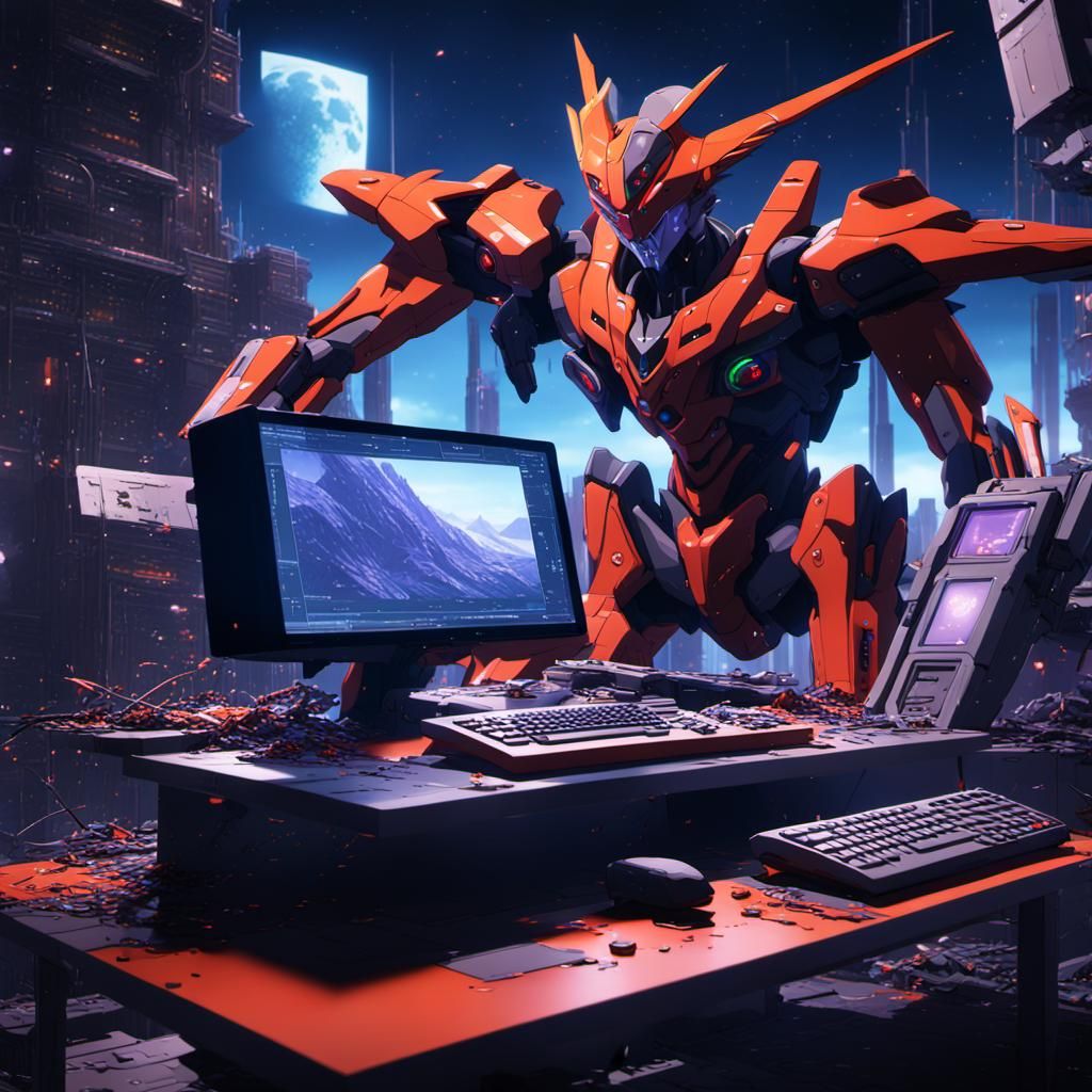 Evangelion in Fleeting Digital Realm