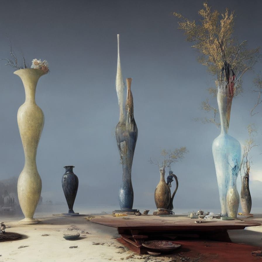 Arrangement of Vases