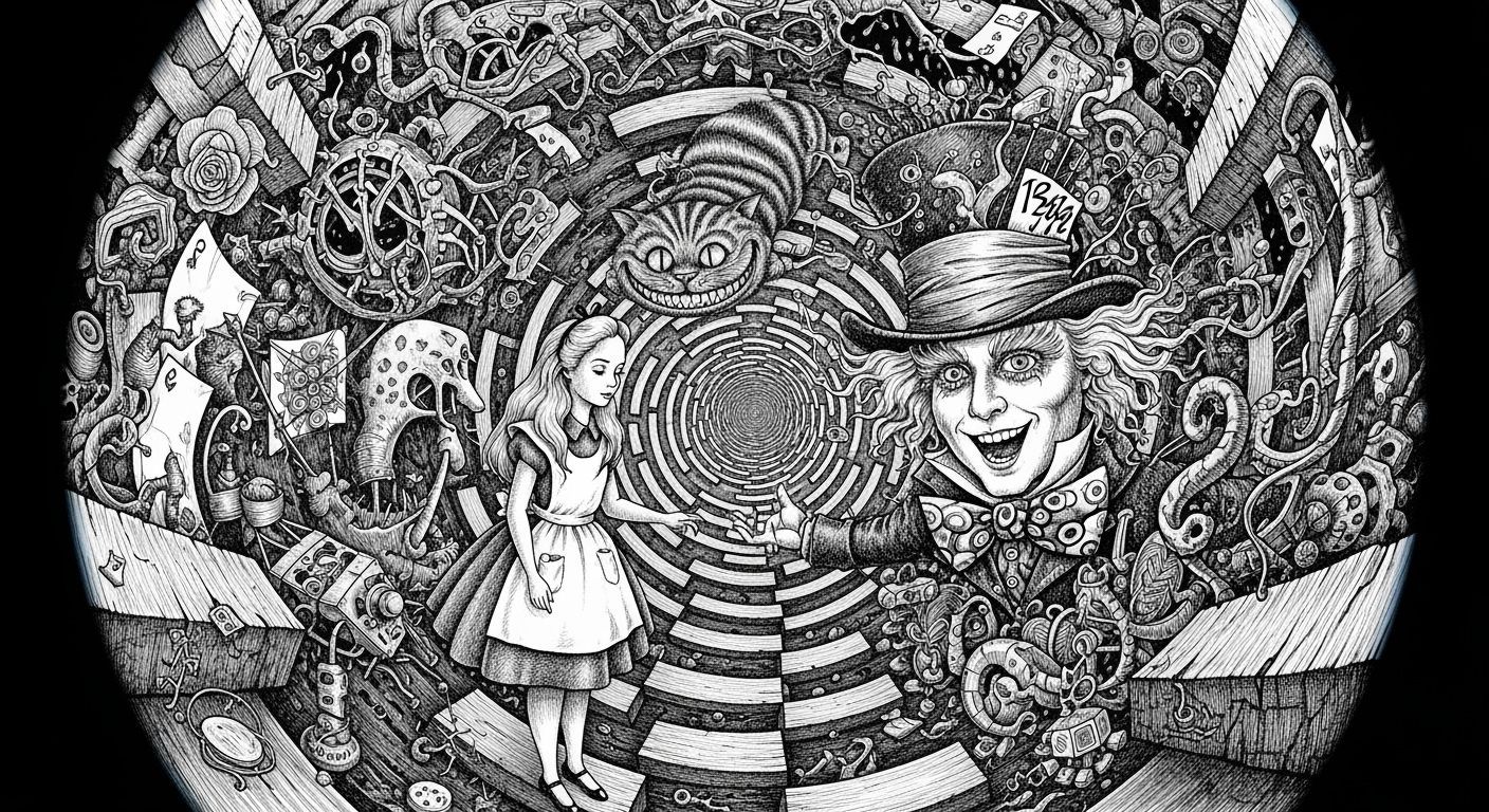 alice in wonderland, an inspiration for the beatles