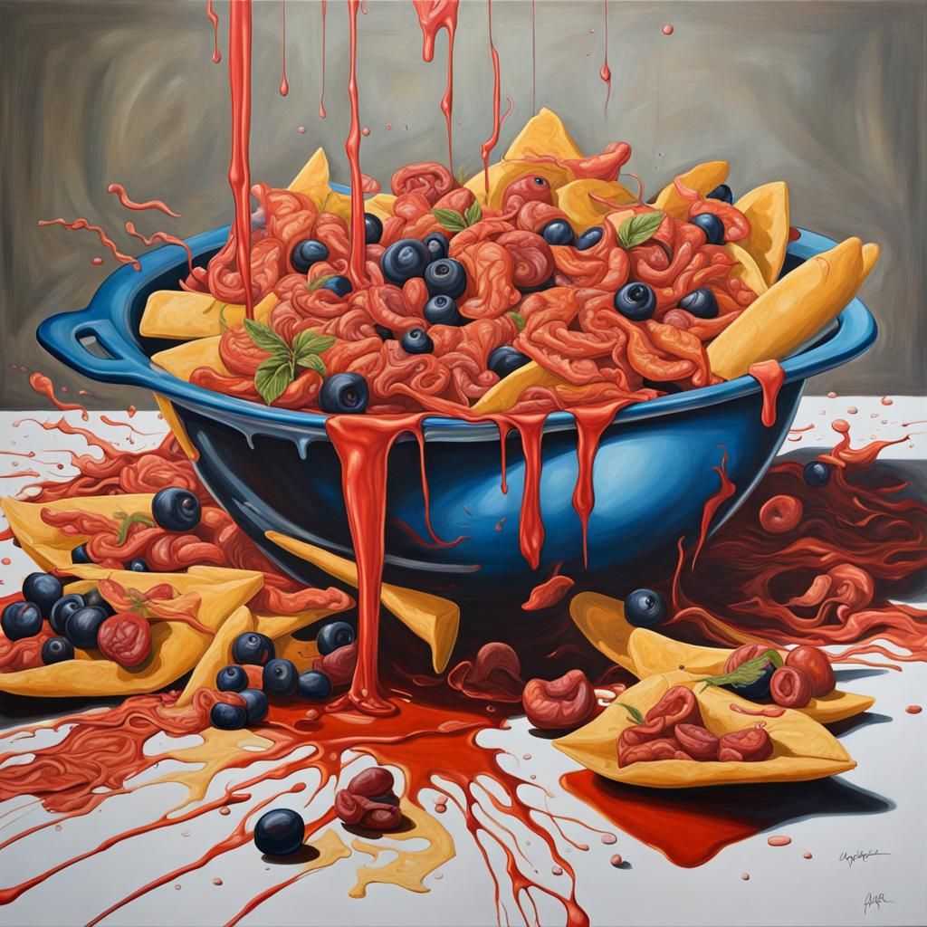 Hyper Realistic Portrait of a Rockstar in Abstract Art Style...