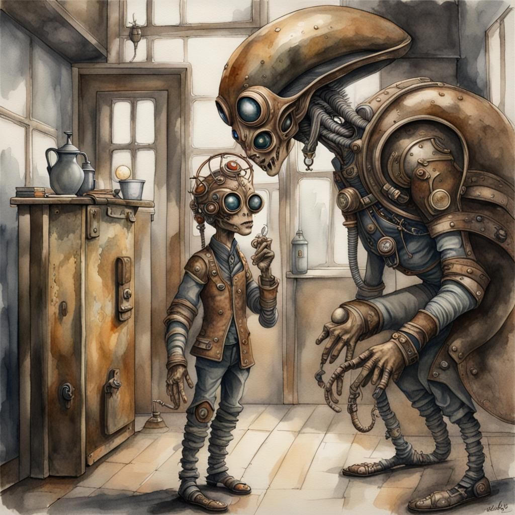 Alliens mutet in basement..