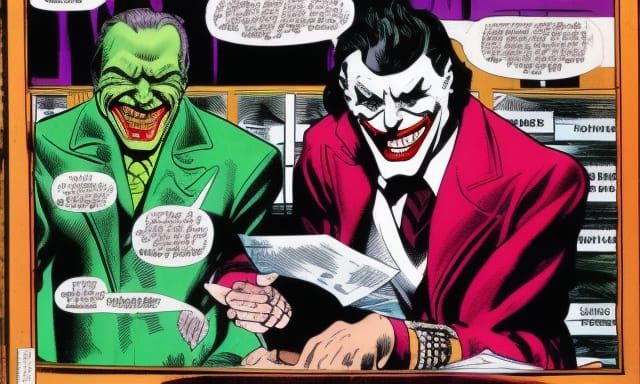 The Joker Conspires Amidst DC Comic Legends