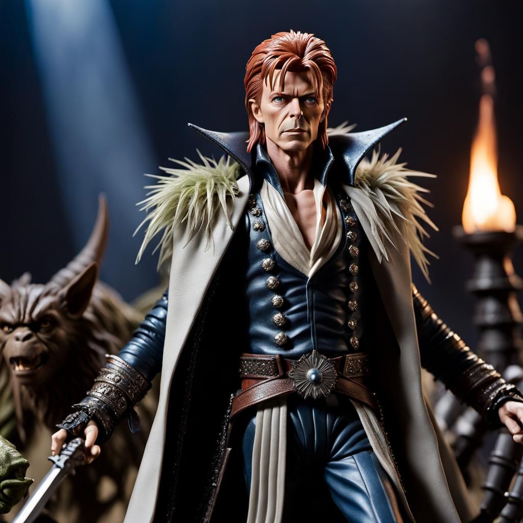 David Bowie as Jareth the Goblin King Action Figure Masterpi...