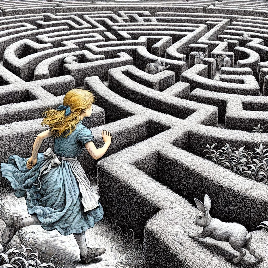 Alice in a maze 5