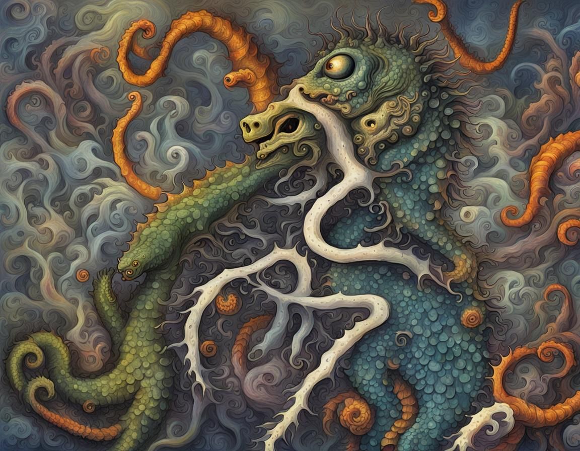 Darkened Seahorse Suffers Demonic Possession in Fiendish, Go...