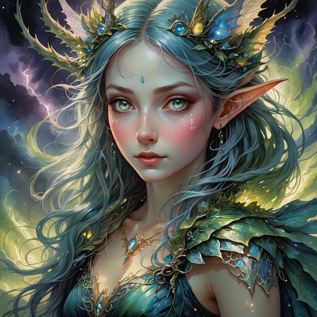 Ethereal Fairy Portraits in Luminous Fantasy Style