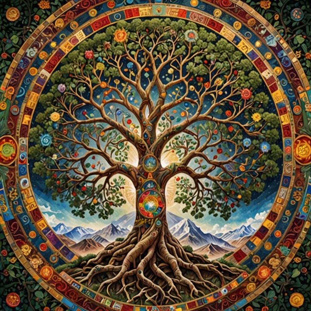 The sacred geometry of the Tree of Life