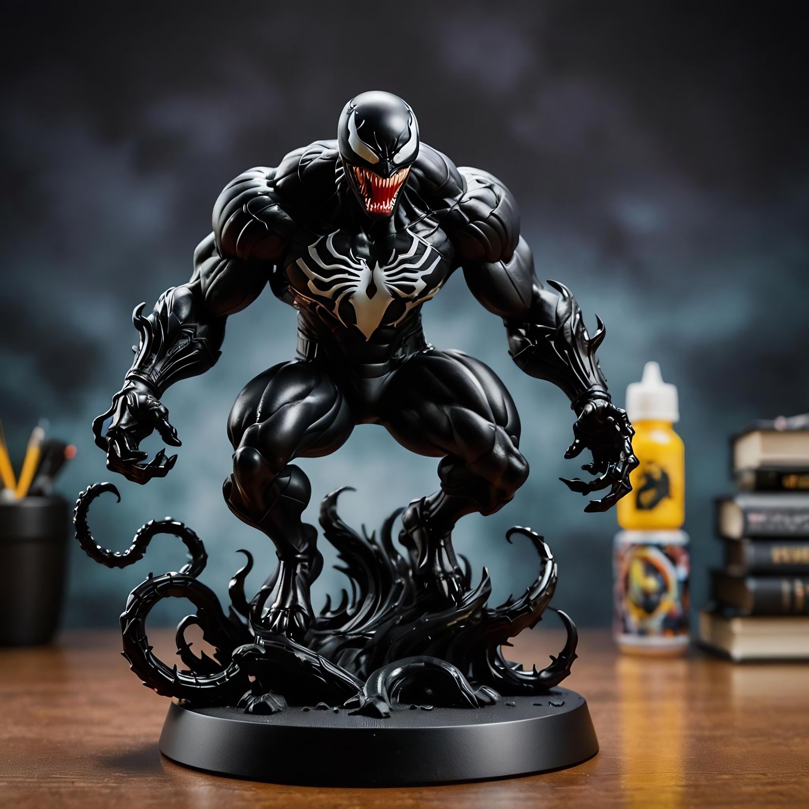 Epic RAW Photography of Venom Standing Tall