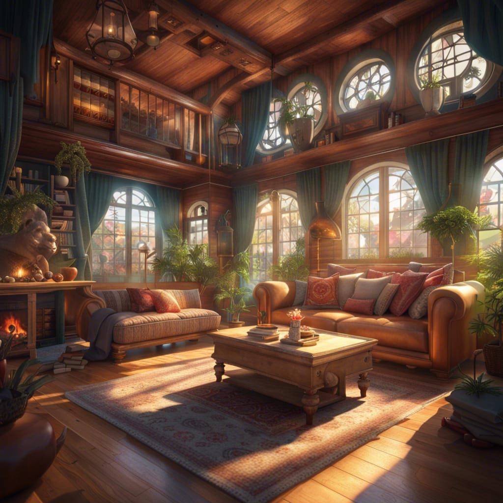 Enchanting Shop Interior in Hyperdetailed Realism