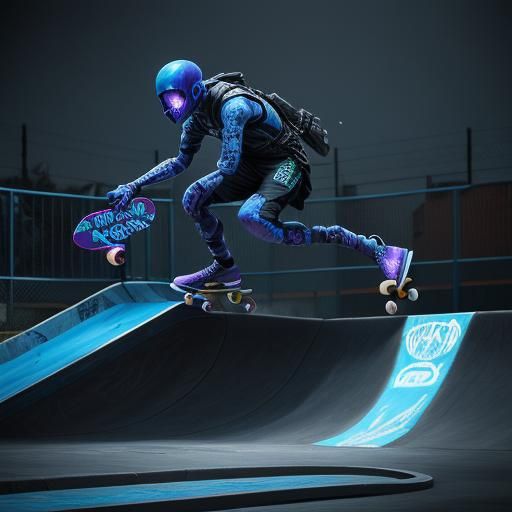 Cyberpunk Skatepunk Masterpiece: Alien Rider Soars Through D...