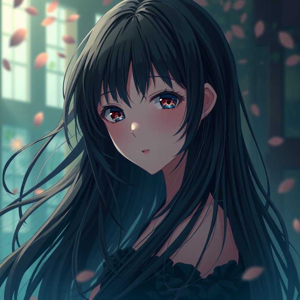 Anime Girl in Cinematic Hyperrealism