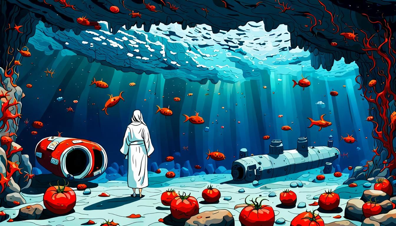 Submarine Wreck ala Andy Warhol