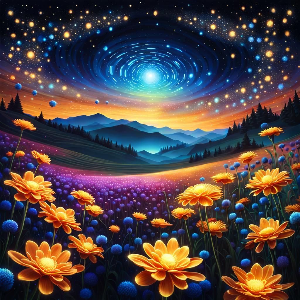 Magical Flowers Field