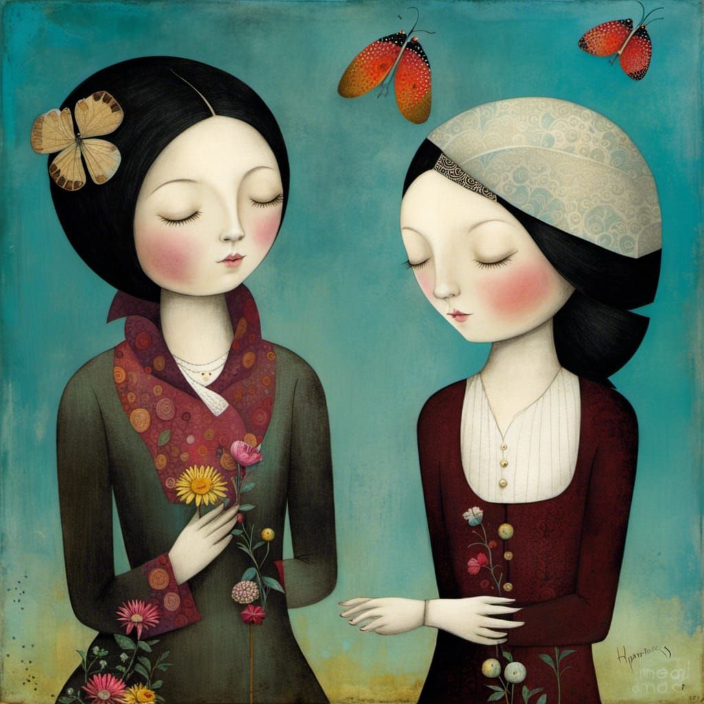 Vibrant Portrait of a Young Woman in a Radiant Mood