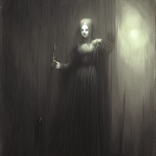 Dark Academia Black Magician Evokes Vengeful Spirit