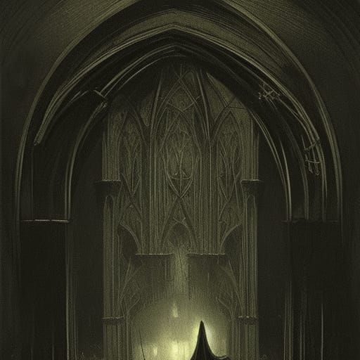 Dark Academia Black Magician of Death