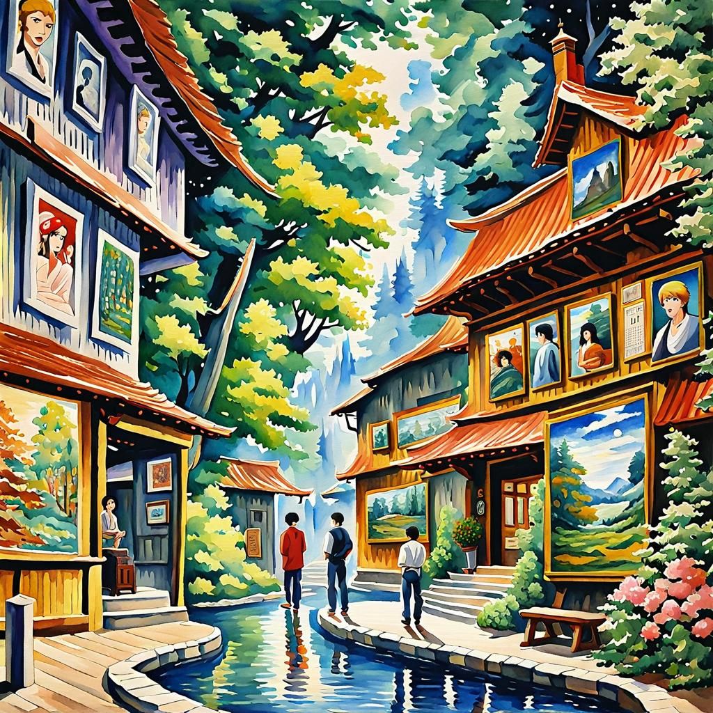 Town of Paintings