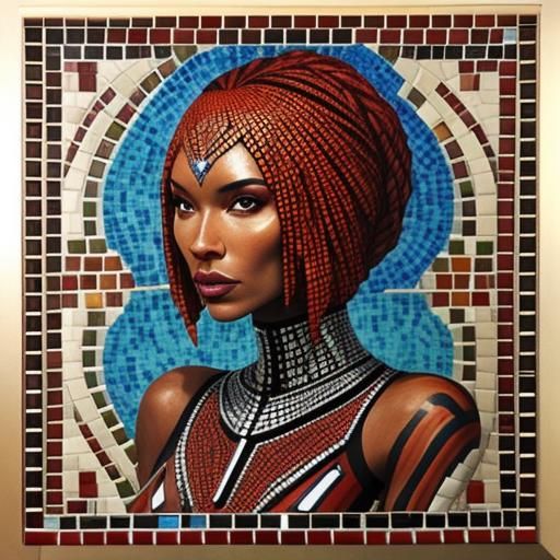 Redbone mosaic