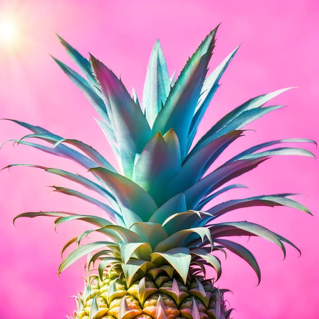 Glowing Pineapple Crown in Divine Soft Focus