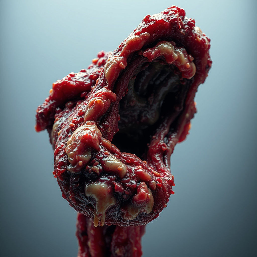 Gastric Horror in Hyperrealistic Detail