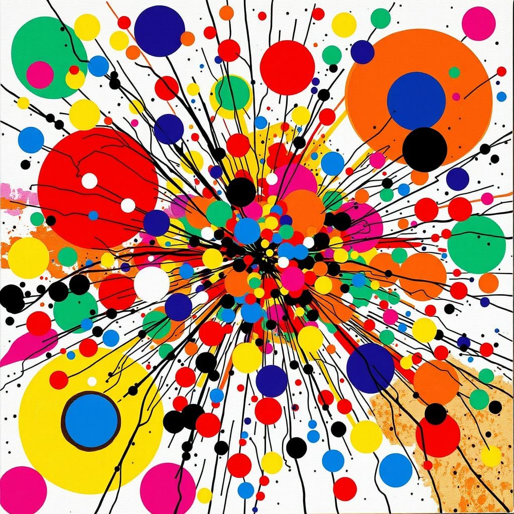 Vibrant Kaleidoscope Art in Dynamic Patterns