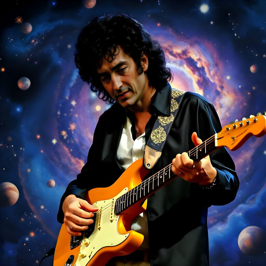 Jimmy Page in Cosmic Rockstar Form