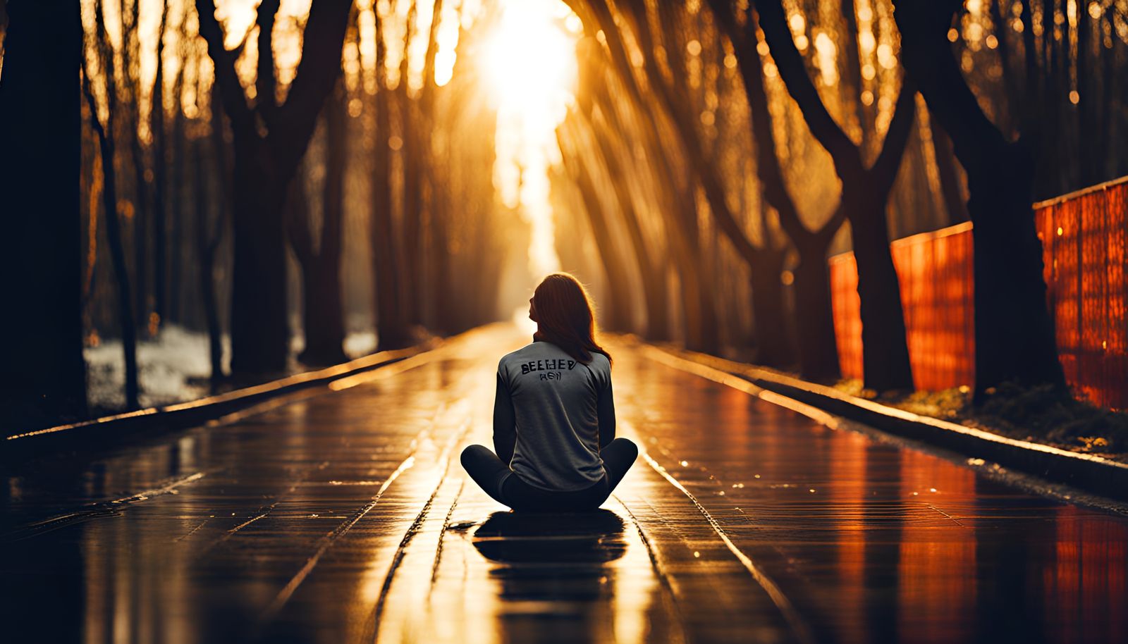 A Person Wears a Shirt with a Message of Empowerment