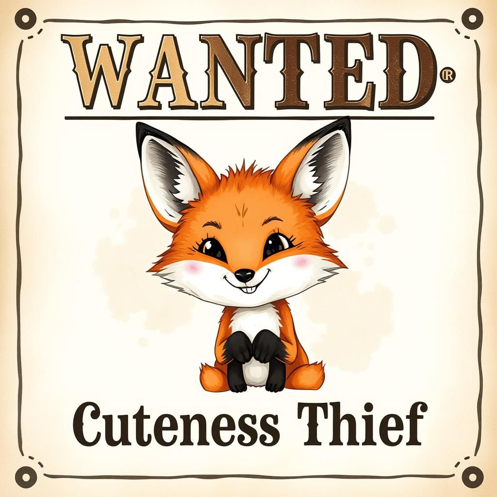 Wanted: Vintage Cuteness in Whimsical Illustration Style