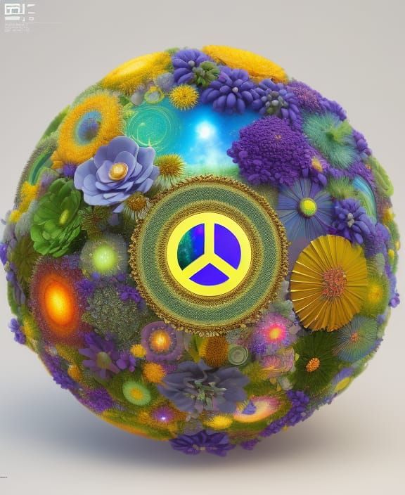 Vibrant Solarpunk Utopia in Harmony with Celestial Bodies