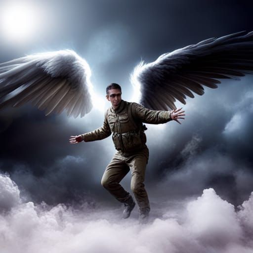 Angel in Epic Cinematic Digital Art