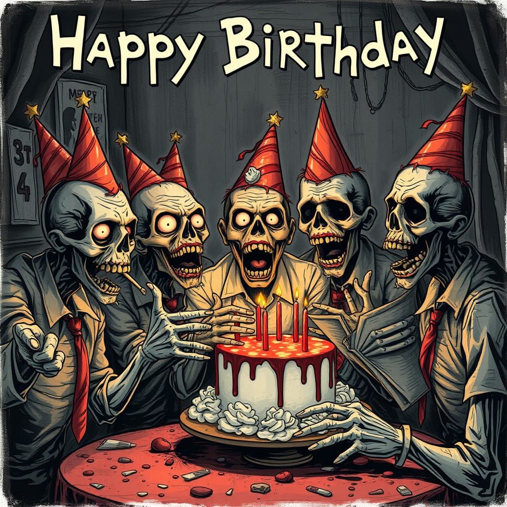 Zombie Birthday Party