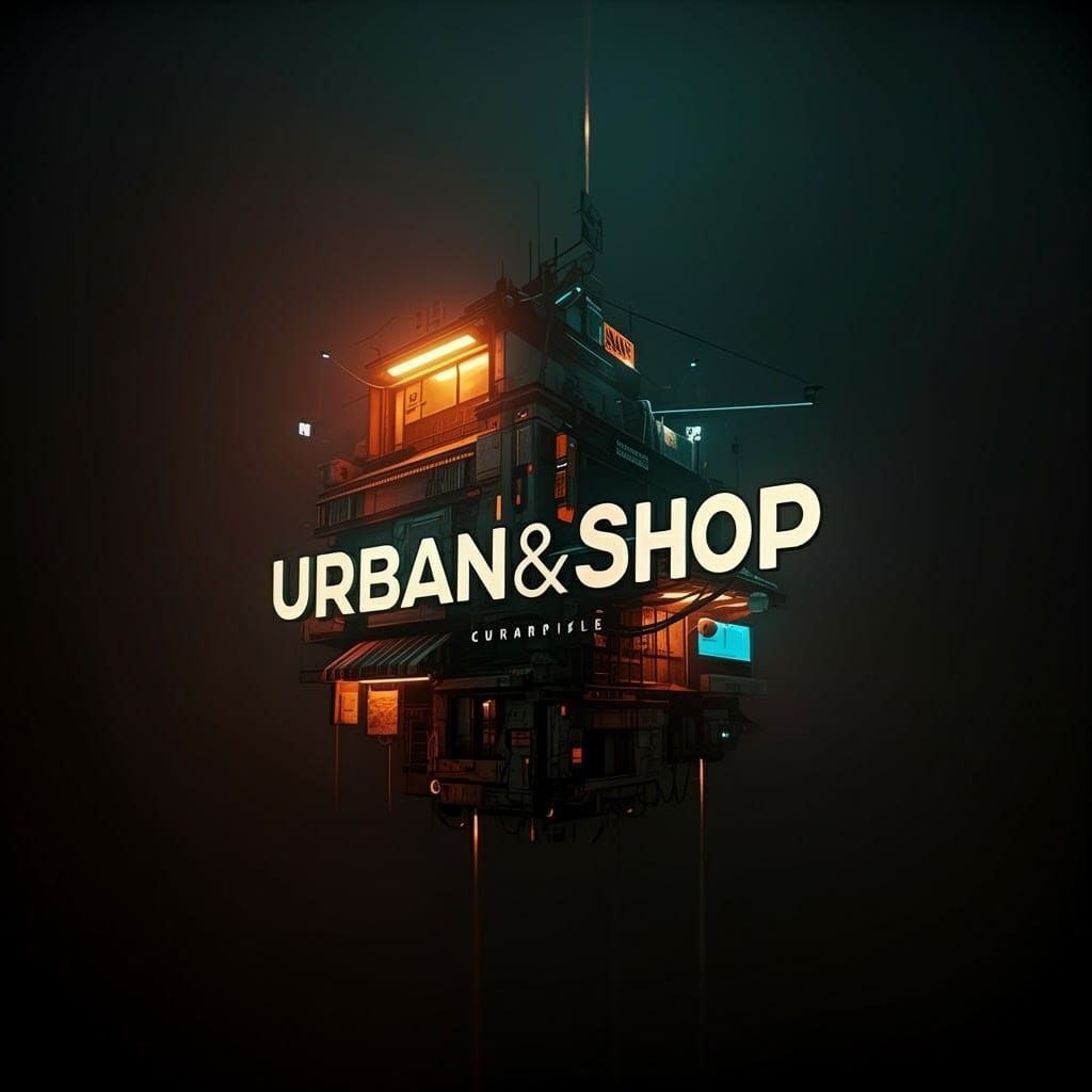 Modern Minimalist Logo Design for Urban&shop