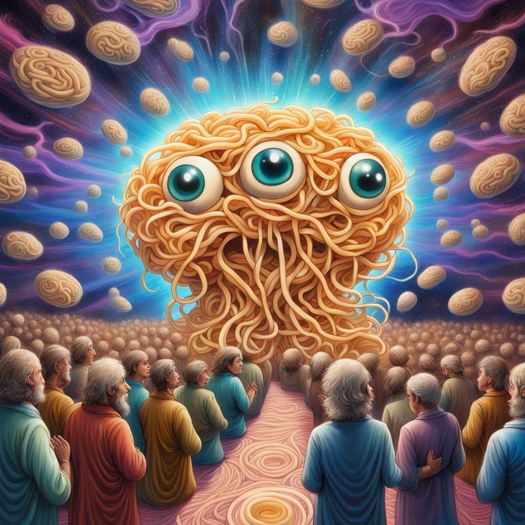 Cosmic Flying Spaghetti Monster Leads Church in Holographic...