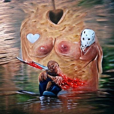 Jason Voorhees Murders in Horror Art