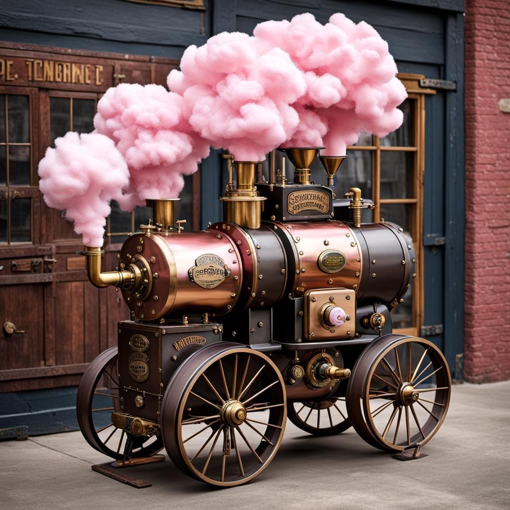 Steam-Powered Cotton Candy Dreams