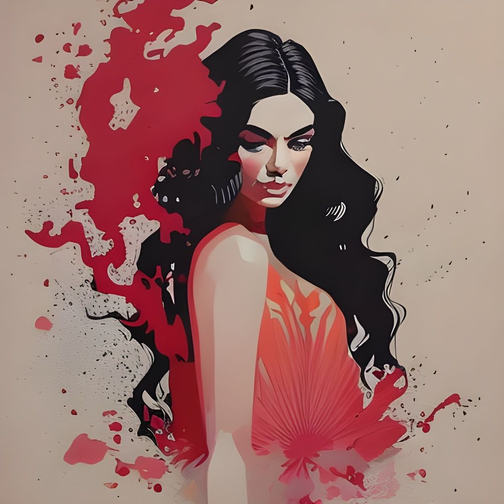 Ethereal Beer Maiden in Whimsical, Intricately Detailed Pain...