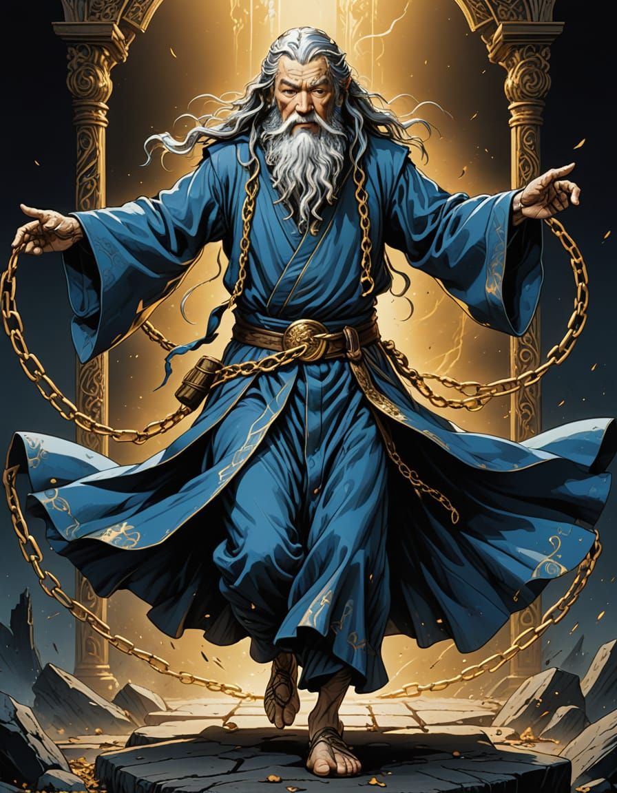 Gandalf in Anime-Style Crip Walk Dance