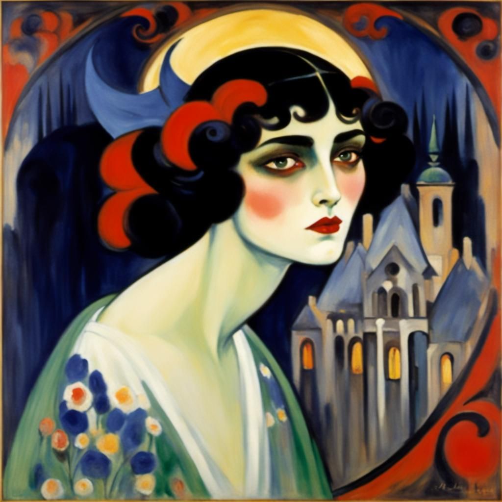 Ethereal Vampire Portraits in a Romantic Aesthetic