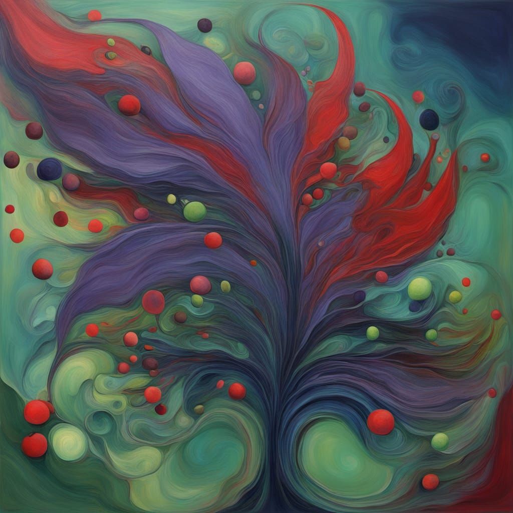 Ethereal Abstract Surrealism Painting