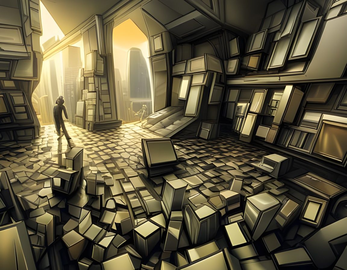 Ethereal Entity in Liminal Space